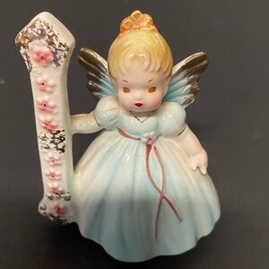 Vintage Josef Original 1st. Birthday Angel Figurine